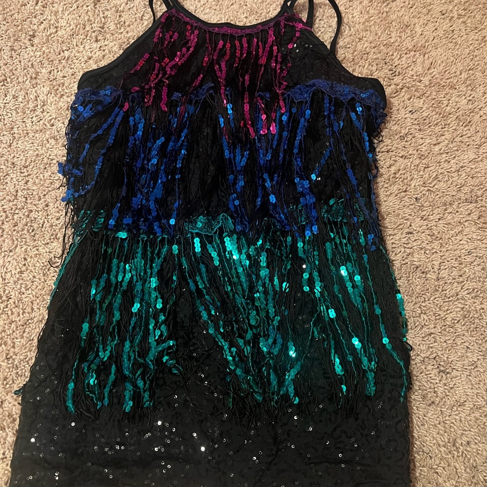 glitter tassel dance costume *price drop!!*